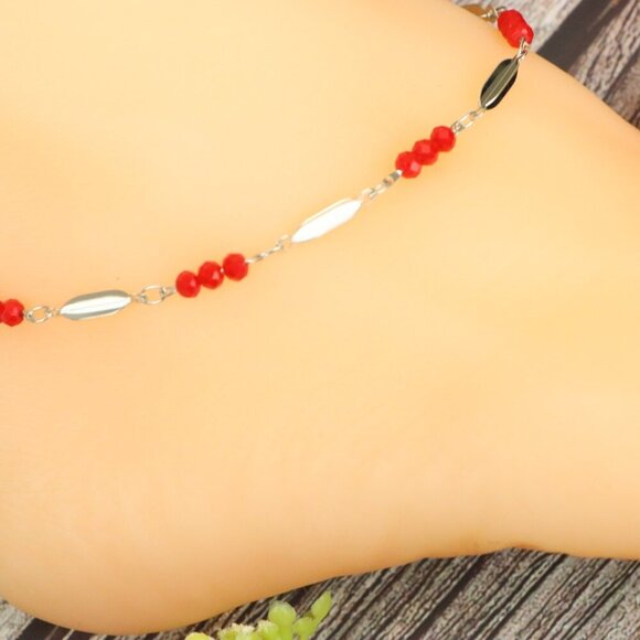 "Elegant Handmade Anklet – Delicate Jewelry for Women, MAR091124 - Picture 1 of 10